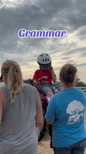 Practicing Speech on a Horse?!