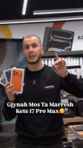 German Computers on Instagram: "🎄 OFERTA E KRISHTLINDJES – LEVEL PRO 🎄 🔥 Teknologjia më e re. Çmimi më i mirë. Me integritet. 📱 iPhone 17 Pro Max – 256GB (NEW / eSIM) 💥 114,500 L (nga 117,500 L) 🎁 ULJE EKSTRA 3,000 L nëse blihet me iute ✅ 4 KËSTE – 0% INTERES 🛡 1 VIT GARANCI 🧑‍🔧 5 VITE ASISTENCË TEKNIKE 📦 Produkt i ri, 100% origjinal Ky nuk është thjesht një telefon. Është standardi i ri i performancës. 🔥 Pse German Computers? ✔ Çmimi më i mirë real në treg ✔ Transparencë totale ✔ Mbë