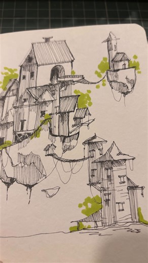 Chhavi 🫧 on Instagram: "I hear you like architectural doodles, so here I am"