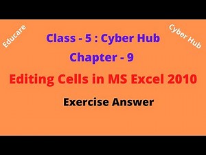Class 5 Computer Lesson 9 Question answer | Class 5 Computer Chapter 9 Exercise Solution | Cyber hub