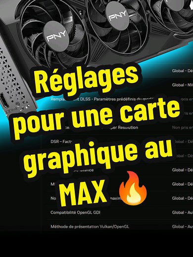Réglages pour carte graphique optimaux sous Windows 11