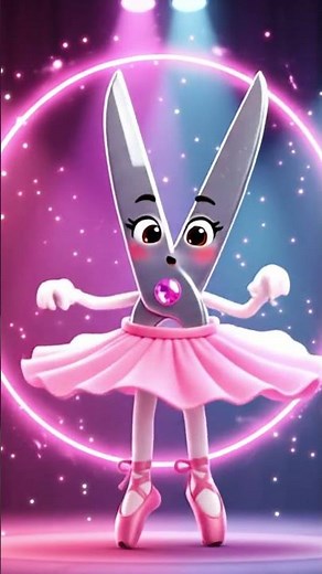 Dancing Scissors ✂️💃 | Kids Short Animation