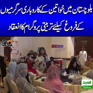 بلوچستان میں خواتین کے کاروباری سرگرمیوں کے فروغ کیلئے تربیتی پروگرام کا انعقاد Pakistan Single window and Care internationa Pakistan orgnized a one day training for bussiness women #Quetta #balochistan #PSW | Daily Qudrat Quetta