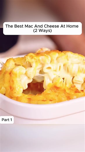 The Best Mac And Cheese At Home (2 Ways) P1#recipe #recipes #cookies #fyp #kitchen