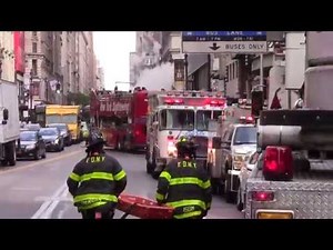 NYPD responding ESU TRUCK ONE with full lights & siren New York 2015 HD ©