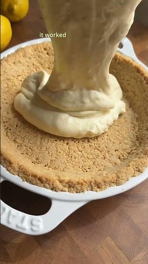 STOP making boring desserts and make this lemon pie instead!! Ep3 part 2 of our lemon series!#lemon