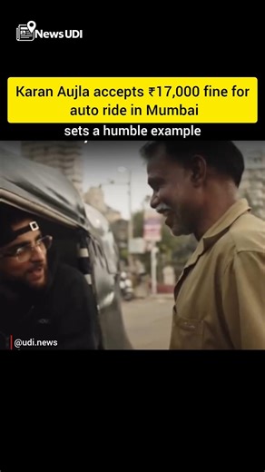 Karan Aujla’s Mumbai auto ride costs ₹17,000, but earns respect for humility #karanaujla #viralshort