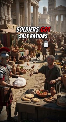 Roman Soldiers Were Paid in Salt 😳