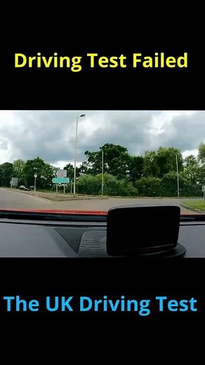 Why the learner failed a driving test