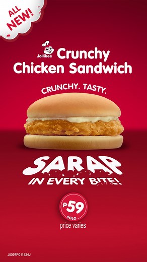 New Jollibee Crunchy Chicken Sandwich | Crispy & Tasty Delight