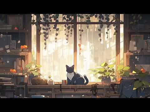 Lofi With My Cat || Lofi May & The Morning Room🐱🎶Chill/Sleep/Healing [ Lofi Mix - Lofi Songs ]
