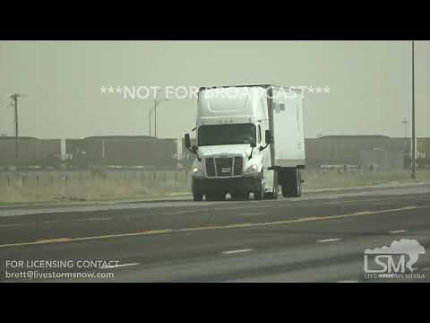 4-10-19, Semi Truck Wreck on Video, Amarillo TX