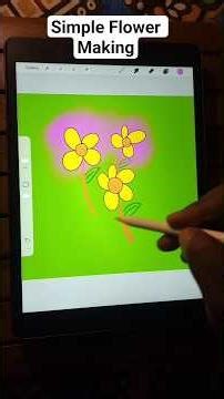 how to make Flower #procreate #artdelife