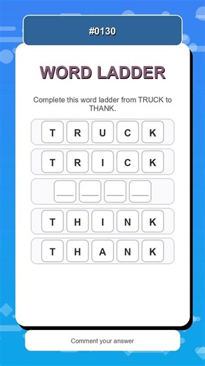 Word Ladder Challenge #0130 | Complete the Ladder Fast