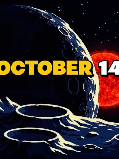 October 14: watch the crescent Moon pass incredibly close to Antares. In parts of Earth, the giant red star actually disappears behind the Moon. 🌙🔴 #Astronomy #Antares #Skywatching #SpaceTok #NightSky