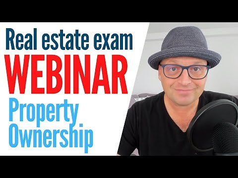 Property Ownership real estate exam webinar with Joe Juter (9/22/21)