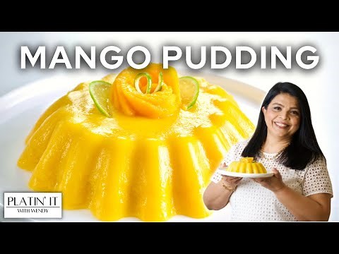 Mango Pudding | No Gelatin | No Agar-Agar | Easy Mango Dessert