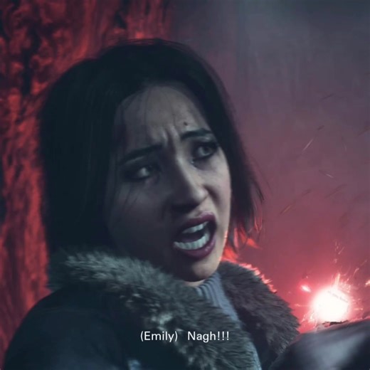 Emily ถูกไล่ตามโดย Wendigo ในเกม Until Dawn
