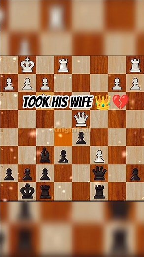 He Lost His Queen… Instant Game Over! ♞‼️ #chess #chessgame #chesstactics #chesscom #chesspuzzle