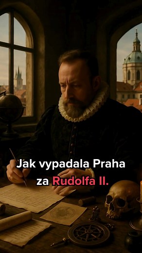 Víš, že Praha byla za Rudolfa II. centrem vědy a umění celé Evropy? ❤️ Alchymie, astronomie, umění i podivnosti – všechno pod jednou střechou. A císař? Posedlý poznáním. I šílenstvím. 👑 #czech #habsburg #history