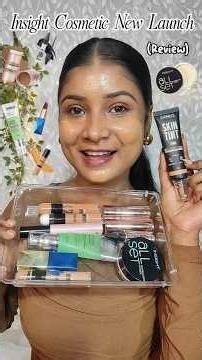 I Can't Believe😨 Insight Cosmetic New Launch Review (Primer,Skin tint) #newlaunch #makeup #review