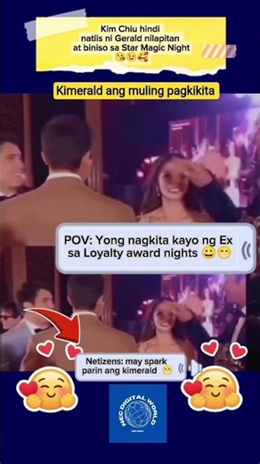 KIM CHIU AT GERALD ANDERSON 🤩 KINILIG SA PAG-BESO #shortsfeed #trending #Shorts