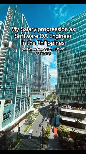 Software QA Engineer Salary Progression in the Philippines