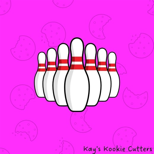Bowling Pins Cookie Cutter *multiple Sizes* - Etsy