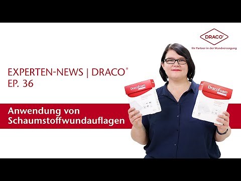 Anwendung von Schaumstoffwundauflagen – der DRACO® Videoblog