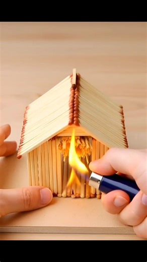 Mind-Blowing Matchstick Art |Watch How | Turn Ordinary Matchsticks into Chain Reaction Art Effect