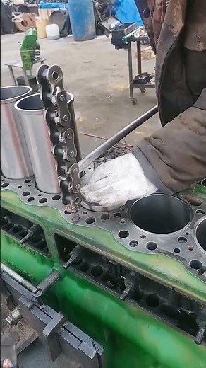 Diesel engine assembly process , Good tools and machinery make