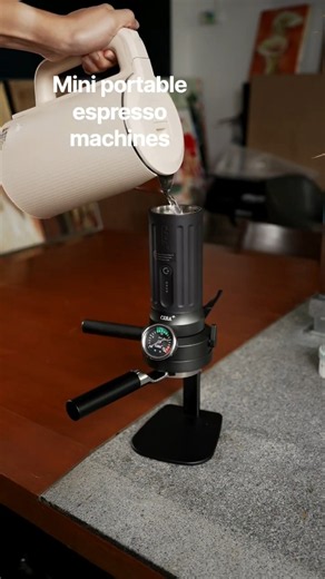 mini portable espresso machines 😲 😯 #espressomachines #portable #cafe #fyp #trending #viral #views