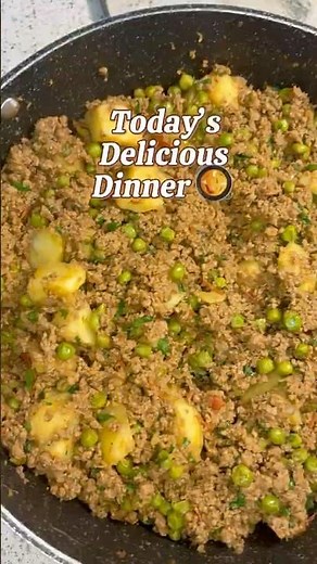 One Pot Ground Beef, Potato and Pea Curry | Qeema Aaloo Matar #qeemaaloo #shorts #beefcurry #recipe