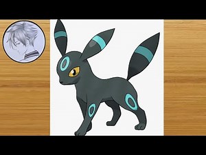 How to draw umbreon Pokemon easy step by step l all anime drawing art
