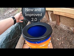 UPDATE 2.0 | 5 gallon composting toilet with urine drain