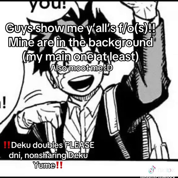 Also join Yume resort, really good discord server (just no Deku doubles can join lol) [ #gachikoi #nonsharingyume #fypシ #yumeship #izukumidoriya ]