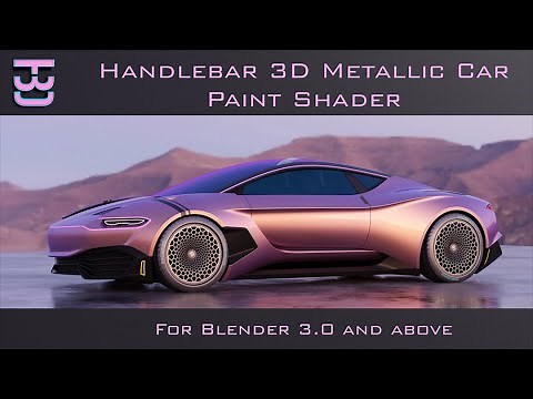 HB3D Metallic Car Paint Shader for Blender 3.0