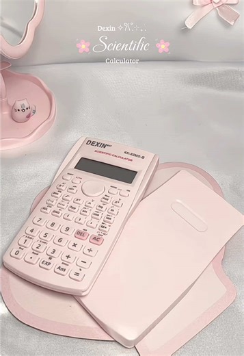 Pink Scientific Calculator for Student Daily Use