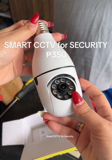 Easy to install with this high tech CCTV. For home, area security 👀 #smartcctv #wirelesscctv #housesecurity #cctv