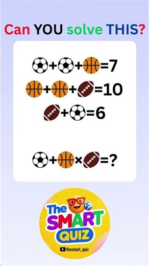 Can You Solve This Math Quiz 5? #emojimath