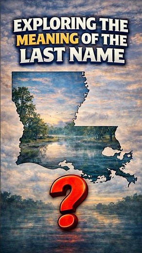The Unique History Behind Louisiana Last Names