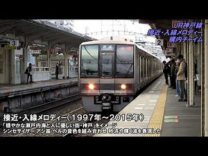 JR神戸線接近・入線メロディー、構内放送チャイム