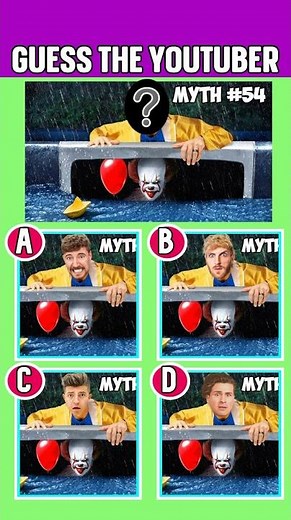 Guess The Real YouTubers In The Mind-Blowing Photos | MrBeast, PewDiePie, Preston #shorts #funny