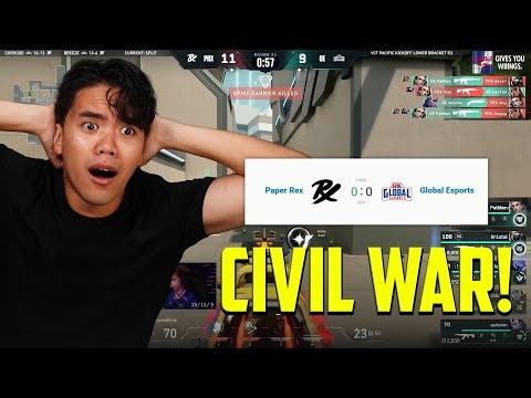 PINOY CIVIL WAR IN VALORANT.... | PRX vs GE