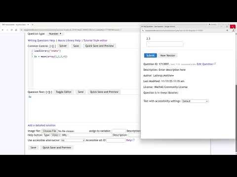 Loading Additional Macro Libraries in MyOpenMath