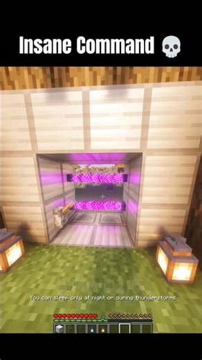 Minecraft Insane Command 💀🤯#minecraft #shorts #tweening