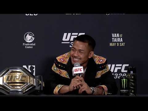 Joshua Van Post-Fight Press Conference | UFC 328