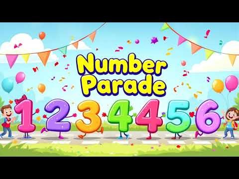 🎶🥁 NEW Number Parade Fun Kids Counting Song (1 to 10) 2025/ Sound Effects Design Trending 