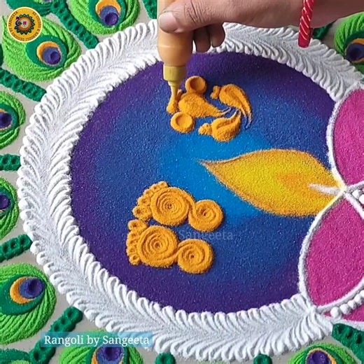 Stunning 😍😍 #relaxing #rangoli #art | KS Kitchen & Lifestyle