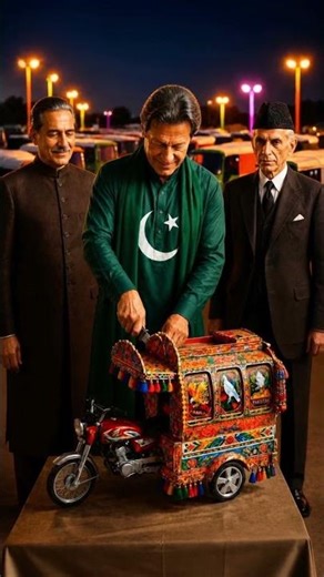 Imran Khan Cuts a Colorful Pakistani Jingle Truck! 🎉😂 #foryou